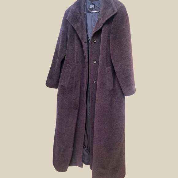 Beautiful long coat from famous Cinzia Rocca - Vintage/oversized - Baby Llama - Picture 5 of 5